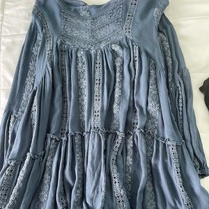 Free People Flowy Blouse (Long sleeve)